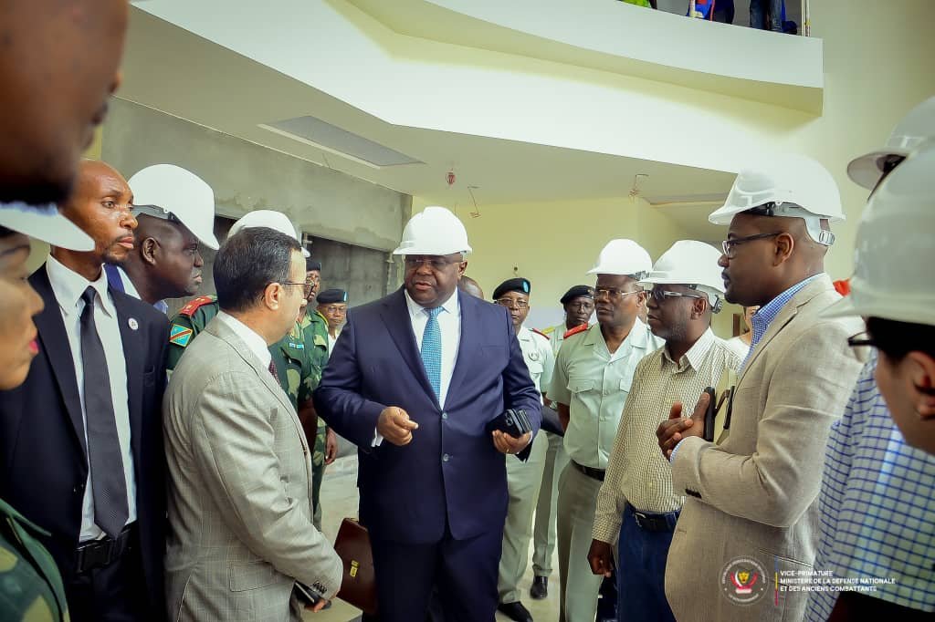 Rdc Jean Pierre Bemba Se Rend Compte De L Volution Des Travaux De