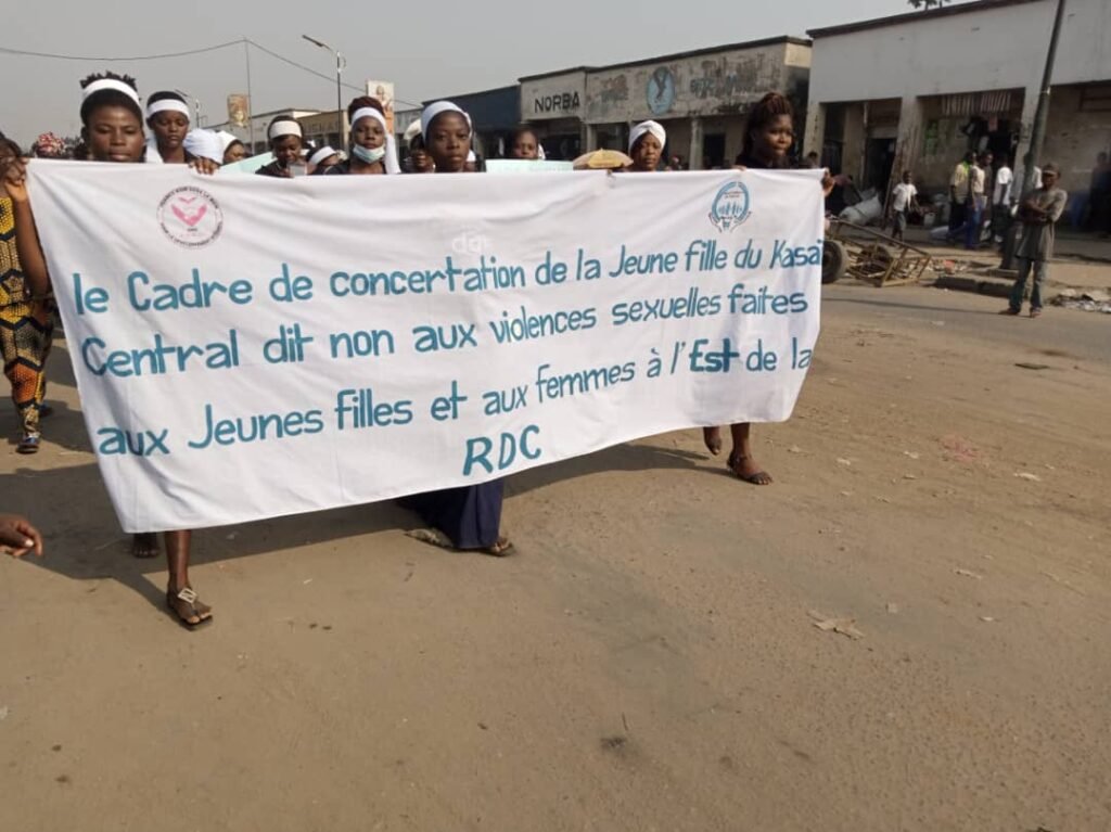 Kasaï Central : Les femmes et filles « condamnent l’agression Rwandaise dans la partie l’Est du pays »