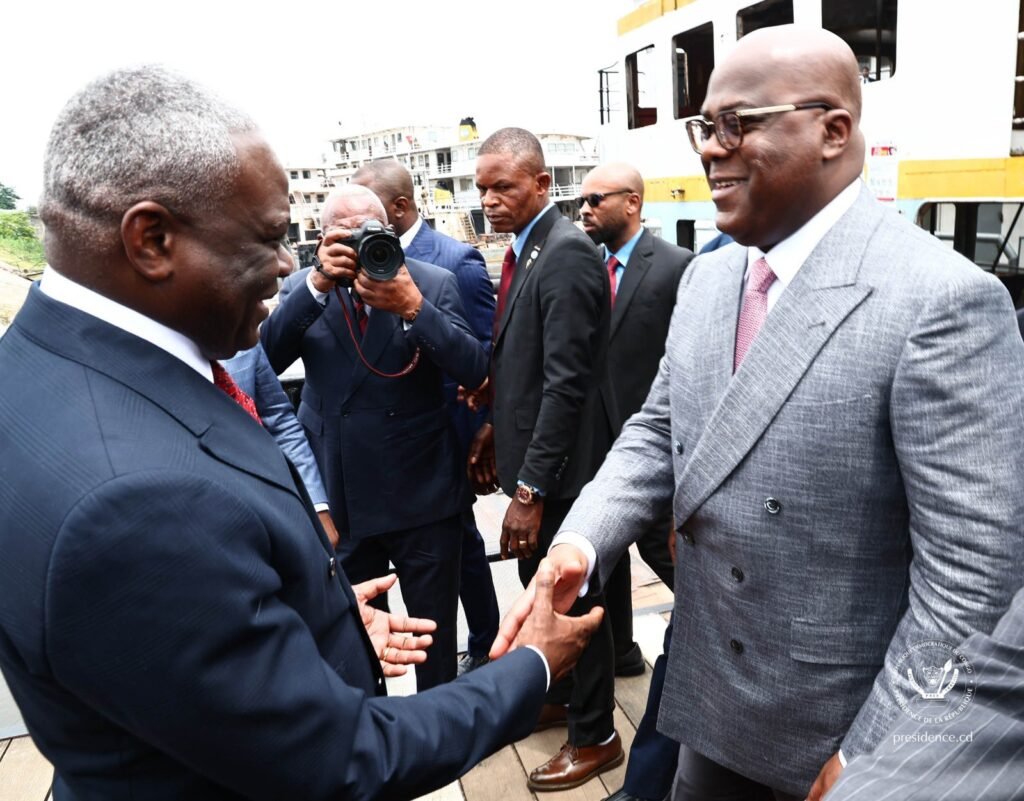 RDC-Congo : Félix Tshisekedi séjourne à Brazzaville pour une rencontre avec Denis Sassou Nguesso