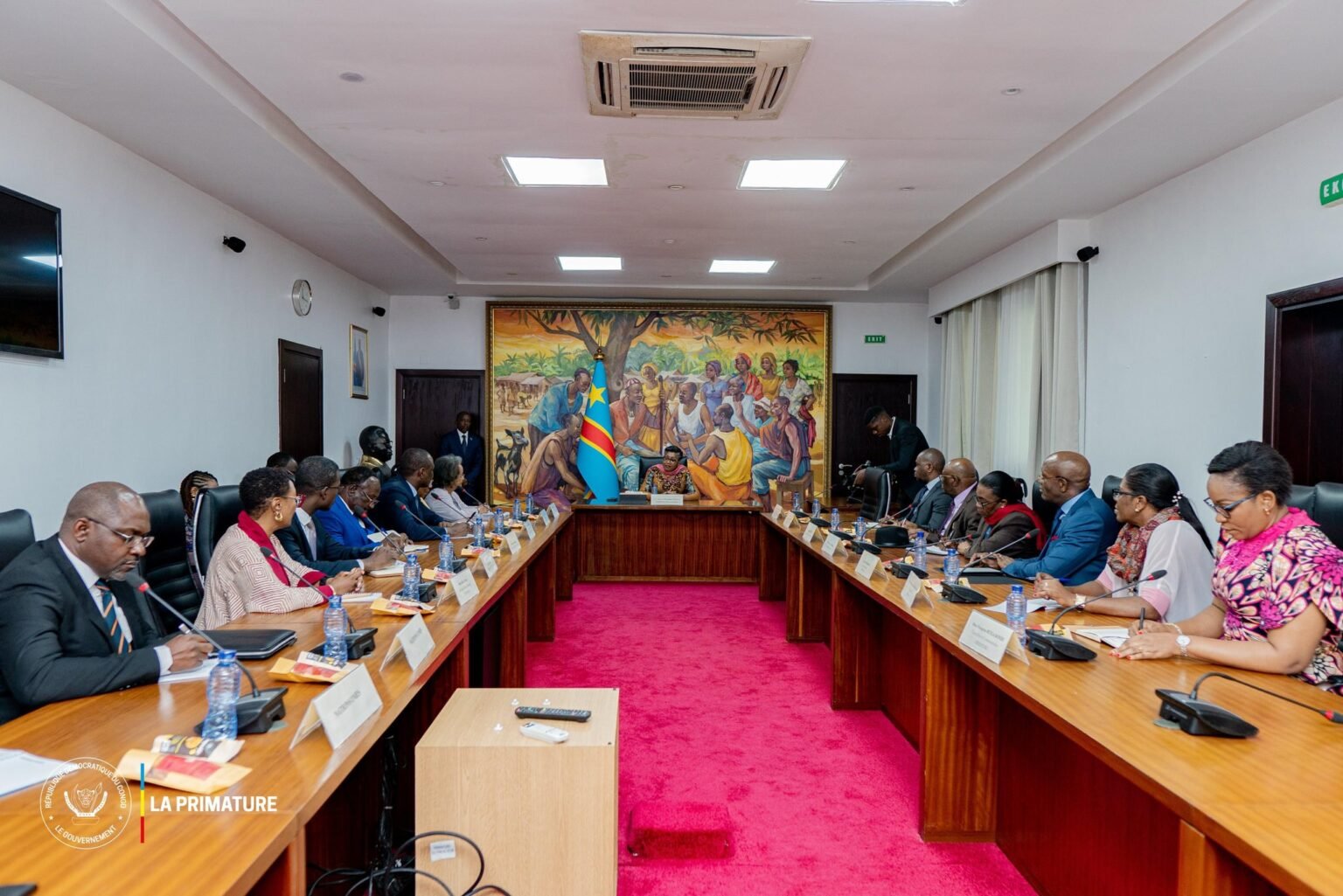 RDC : Judith Suminwa échange avec une délégation du panel des facilitateurs de la médiation Africaine pour la paix