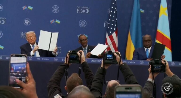 Washington : la RDC et le Rwanda signent un accord de paix