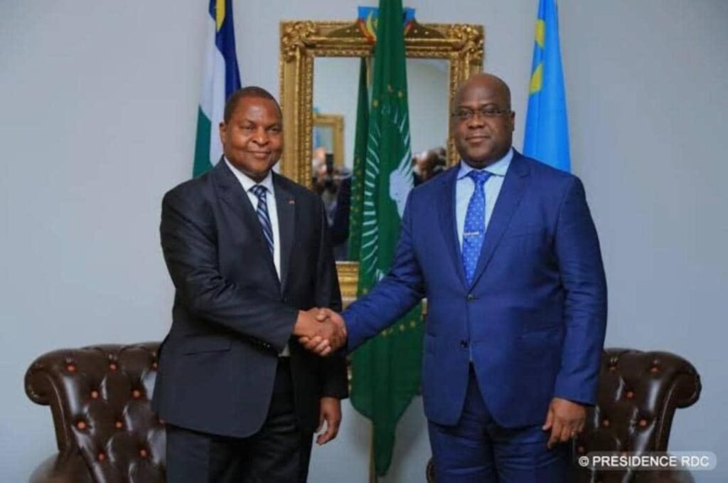 RDC-RCA : Félix Tshisekedi félicite son homologue Faustin-Archange Touadéra pour sa réélection