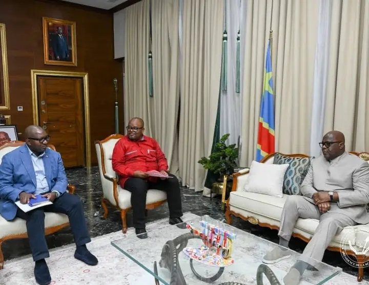 RDC : les accords de paix au cœur des échanges entre Félix Tshisekedi et les les présidents des deux chambres