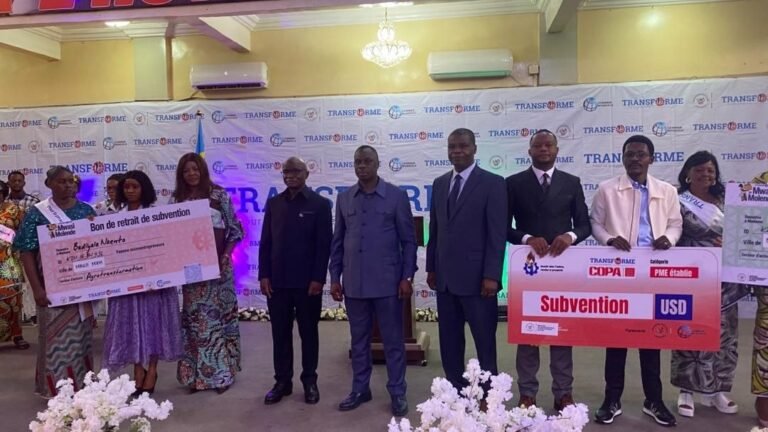 Kasaï oriental : le projet Transforme lance la remise de subventions aux femmes micro-entrepreneures pour renforcer leur autonomisation